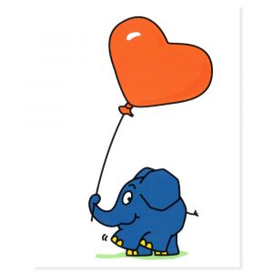 Elefant mit Ballon