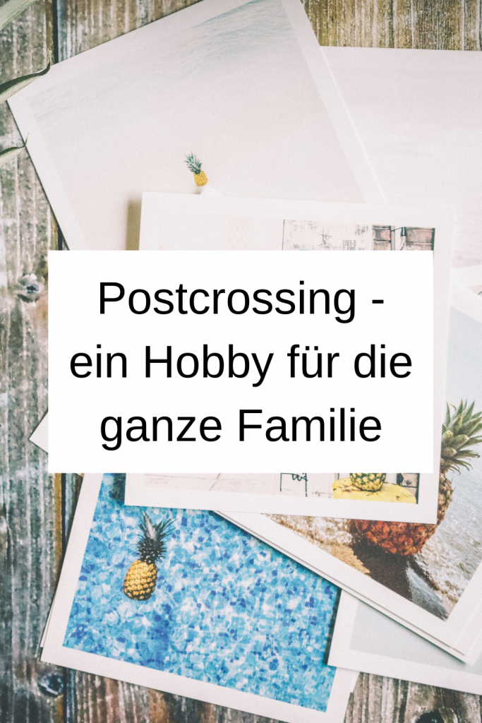Pinterest-Pin: Postcrossing - ein Hobby für die ganze Familie