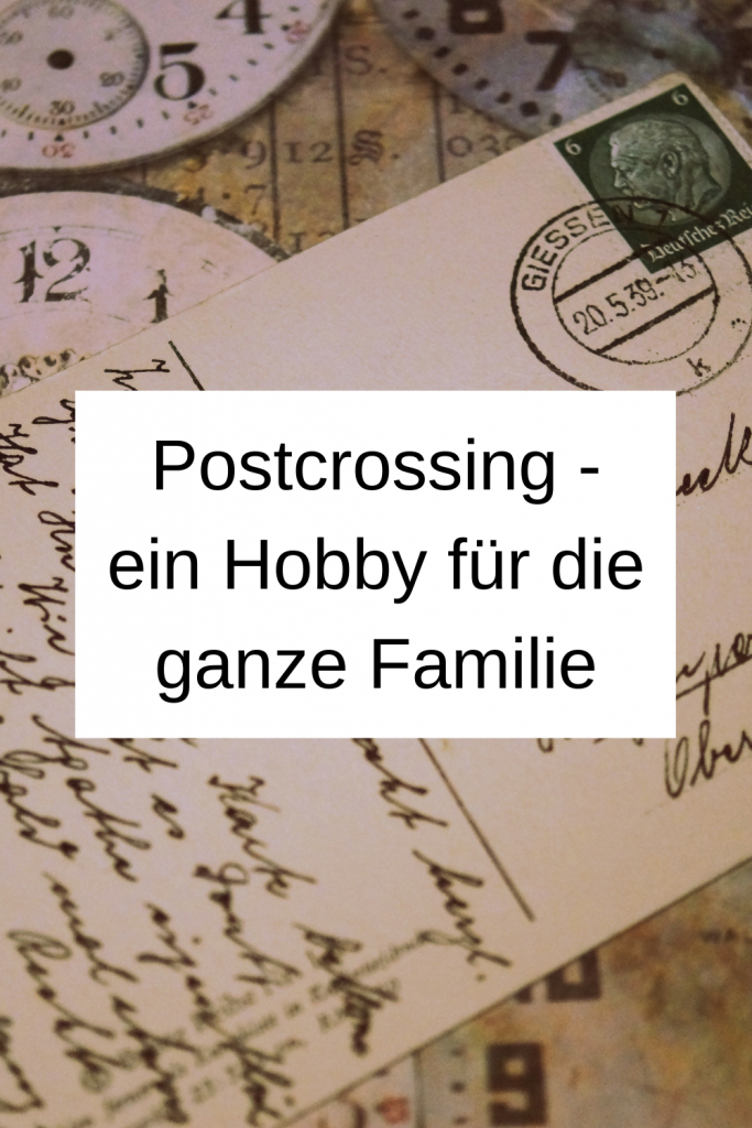Pinterest-Pin: Postcrossing - ein Hobby für die ganze Familie