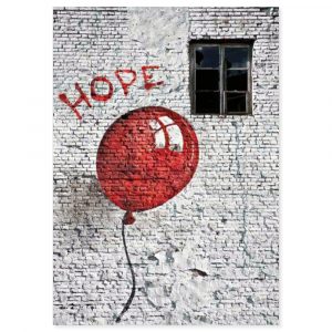 The red ballon of hope