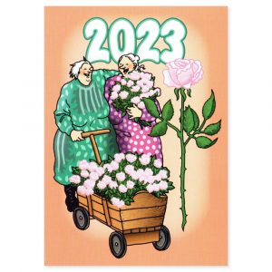 Frauen mit Rosen Jahreskarte 2023 #616