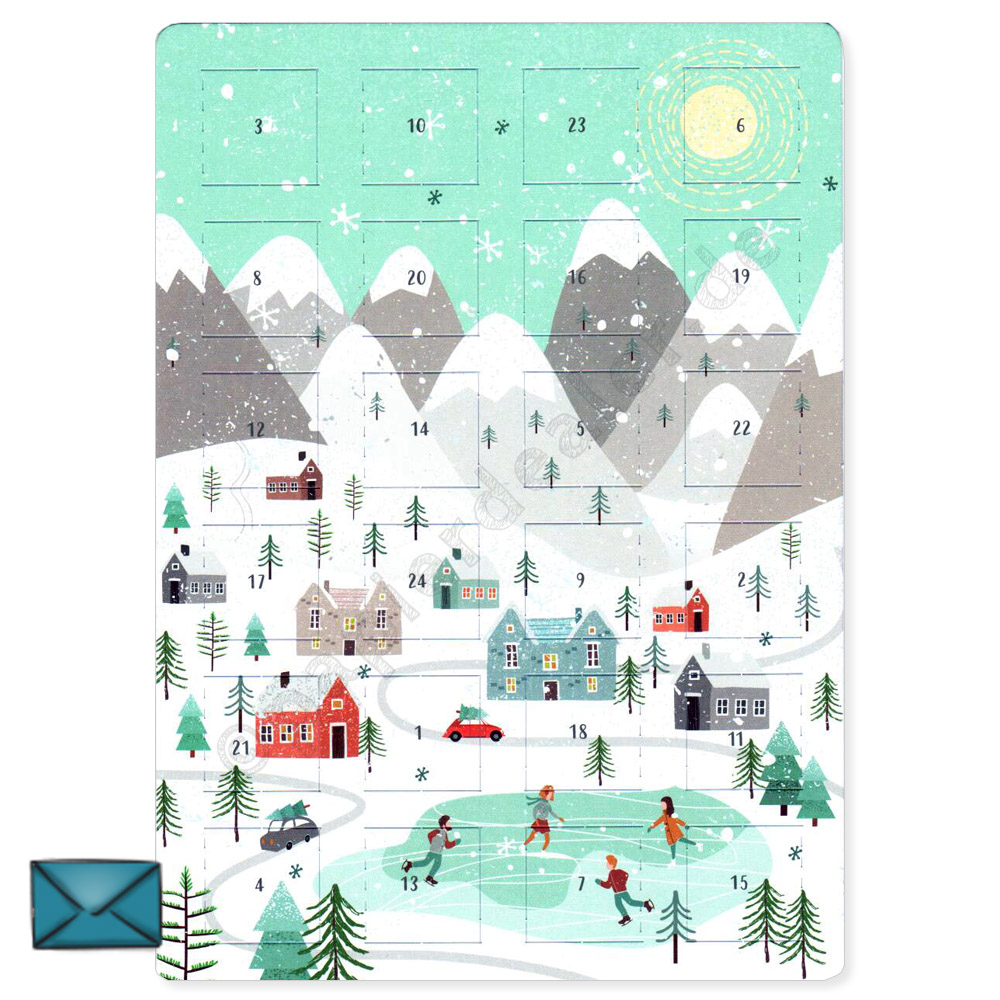 Aufstellkalender Winterlandschaft