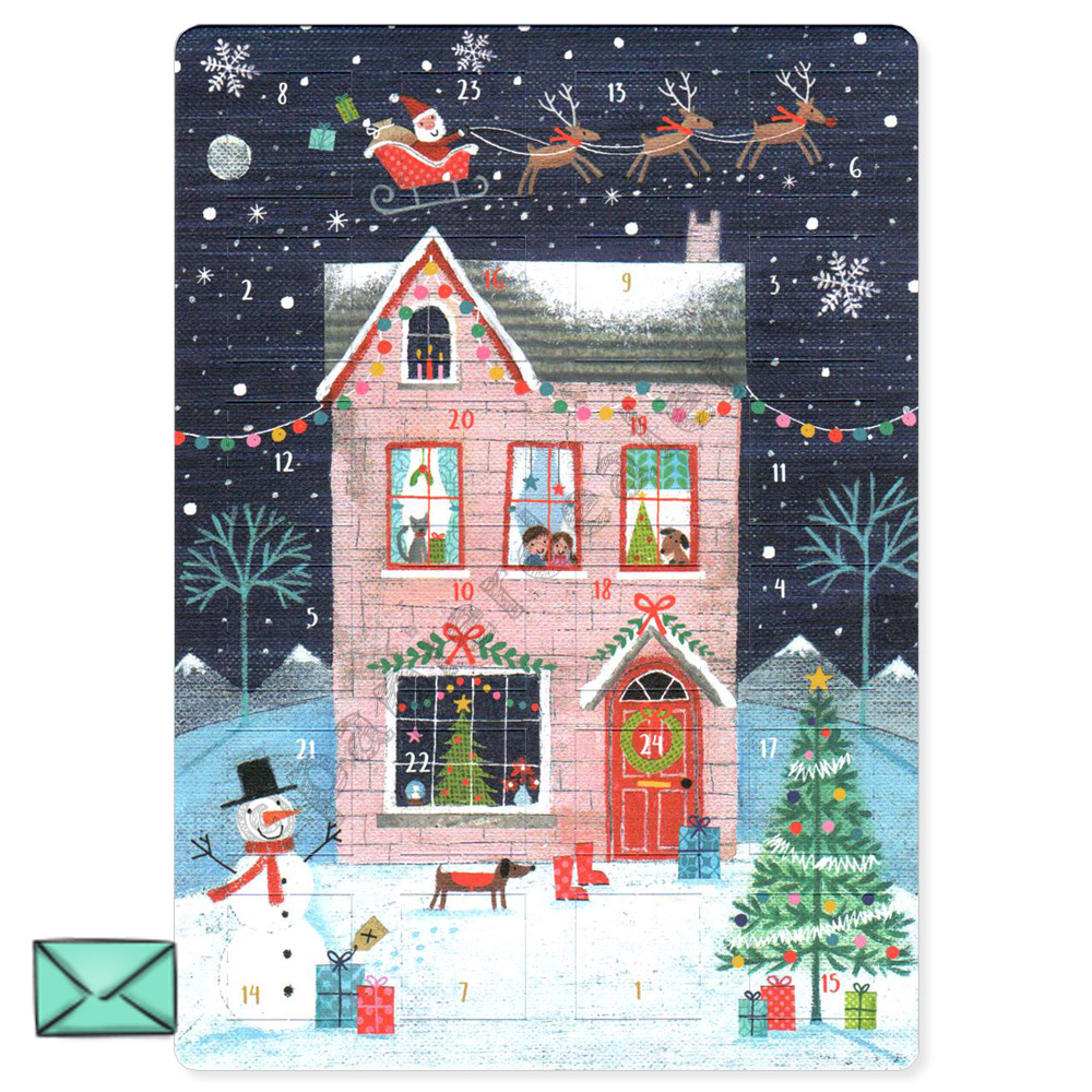 Aufstellkalender Haus