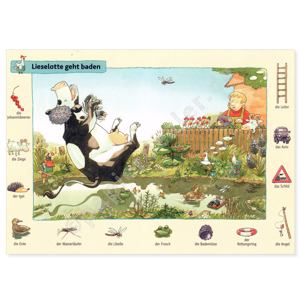 Liselotte geht baden