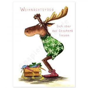 Weihnachtsyoga Geschenkfreude