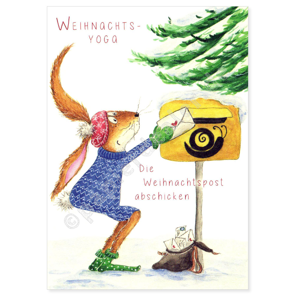 Weihnachtsyoga Post