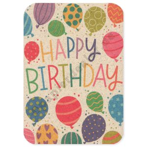 Graskarte Happy Birthday